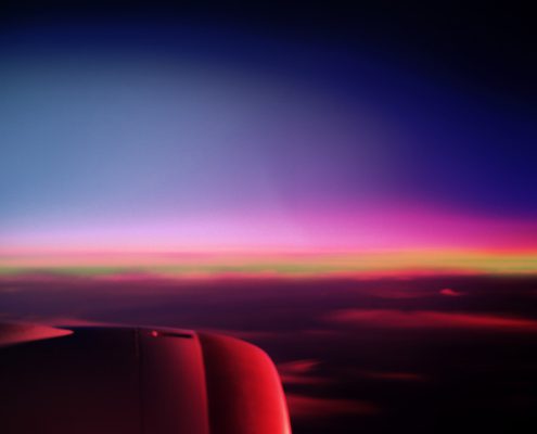 Flying into the Sunrise